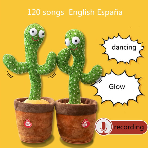 Joli jouet parlant poupée de cactus dansant parler – LUMERDA