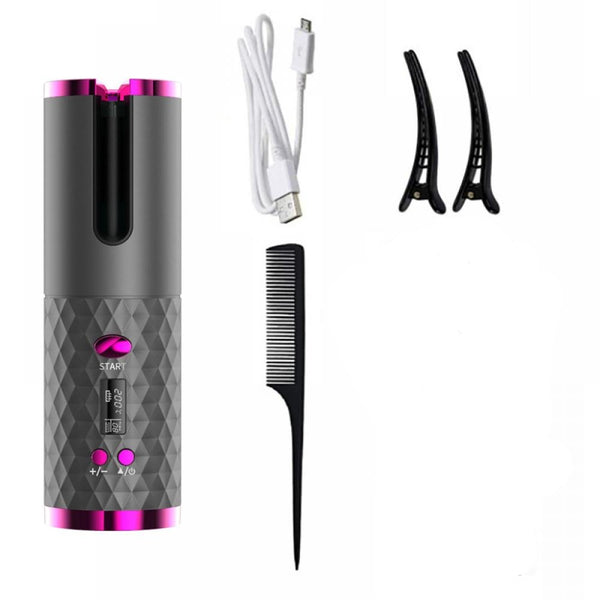 Lumerda®Automatic Wireless Hair Curler Cordless Rotating